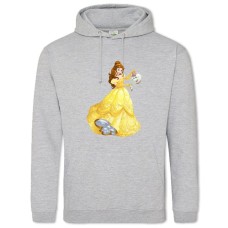 Hoodie with Print Disney Belle - 2XL grey