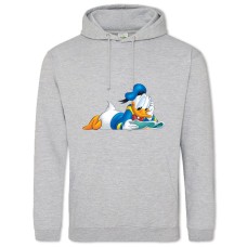 Hoodie with Print Disney Donald Fauntleroy Duck - 2XL grey