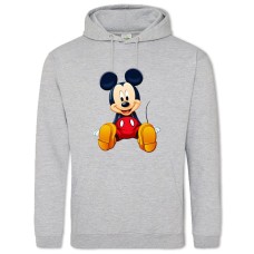 Hoodie with Print Disney Mickey Mouse - 2XL grey