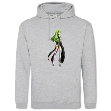 Hoodie with Print Code Geass C2 - 2XL grey