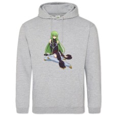 Hoodie with Print Code Geass C2 Hero - 2XL grey
