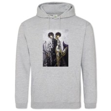Hoodie with Print Code Geass Main Characters - 2XL grey