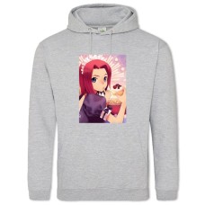 Hoodie with Print Code Geass Kallen Stadtfeld With Sweets - 2XL grey