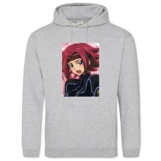 Hoodie with Print Code Geass Kallen Stadtfeld - 2XL grey