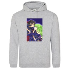 Hoodie with Print Code Geass Lovely Heroes - 2XL grey