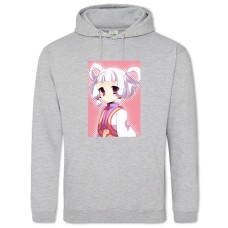 Hoodie with Print Code Geass Cute Girl - 2XL grey