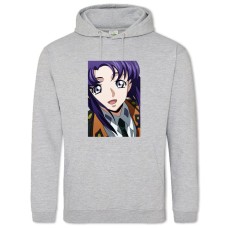 Hoodie with Print Code Geass Cecile Croomy - 2XL grey