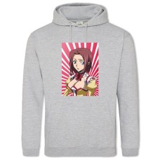 Hoodie with Print Code Geass Kallen - 2XL grey