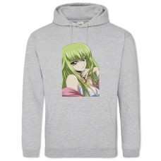 Hoodie with Print Code Geass Cc Girl - 2XL grey