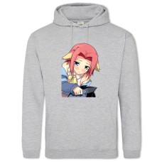 Hoodie with Print Code Geass Little Kallen - 2XL grey