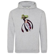 Hoodie with Print Code Geass C2 Girl Hero - 2XL grey