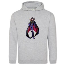 Hoodie with Print Code Geass Lelouch Lamperouge Prince - 2XL grey