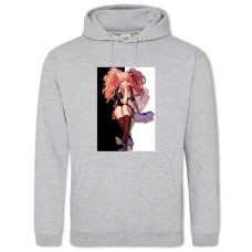 Hoodie with Print Danganronpa Hero Junko Enoshima - 2XL grey