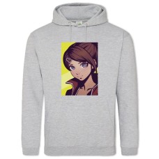 Hoodie with Print Danganronpa Aoi Asahina - 2XL grey