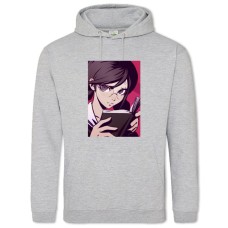 Hoodie with Print Danganronpa Toko Fukawa - 2XL grey