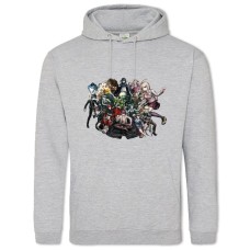Hoodie with Print Danganronpa Universe - 2XL grey