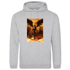 Hoodie with Print Death Note Print - 2XL grey