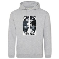 Hoodie with Print Death Note Main Theme - 2XL grey