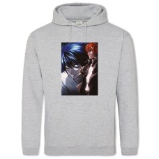 Hoodie with Print Death Note Boys Heroes - 2XL grey