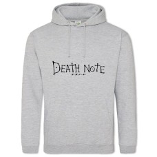 Hoodie with Print Death Note Logo - 2XL grey
