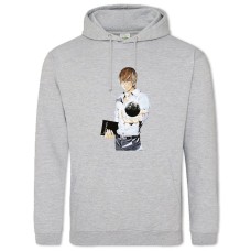 Hoodie with Print Death Note Yagami Raito - 2XL grey