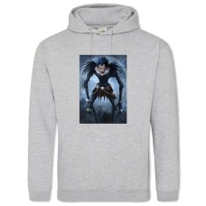 Hoodie with Print Death Note Hero Ryuk - 2XL grey