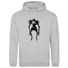 Hoodie with Print Death Note Ryuk Monster - 2XL grey