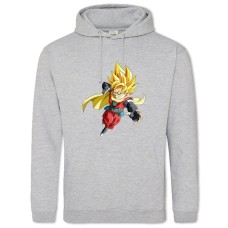 Hoodie with Print Dragon Ball Main Hero - 2XL grey