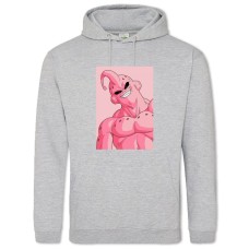 Hoodie with Print Dragon Ball Monster Pink - 2XL grey