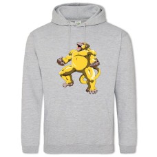 Hoodie with Print Dragon Ball Yellow Monster - 2XL grey