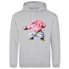 Hoodie with Print Dragon Ball Pink Monster Hero - 2XL grey