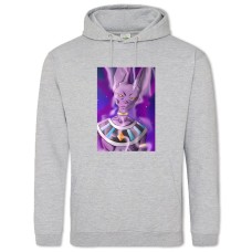 Hoodie with Print Dragon Ball Violet Monstercat - 2XL grey