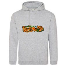 Hoodie with Print Dragon Ball Dragon Logo - 2XL grey