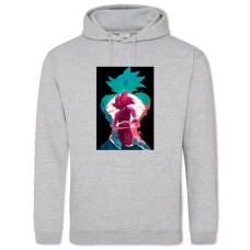 Hoodie with Print Dragon Ball Art Edition - 2XL grey