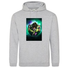 Hoodie with Print Dragon Ball Superhero Power - 2XL grey