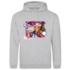 Hoodie with Print Dragon Ball Cute Art Print - 2XL grey