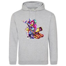 Худі з принтом Джоджо Яскрава Дівчина - 2XL сірий