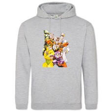 Худі з принтом Джоджо Герої - 2XL сірий