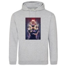 Худі з принтом Джоджо Арт Версія - 2XL сірий