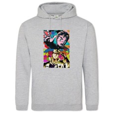 Худі з принтом Джоджо Головні Герої Арт - 2XL сірий