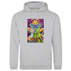 Худі з принтом Рік І Морті Команда Мрії - 2XL сірий