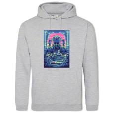 Hoodie with Print Rick And Morty Dogs Planet - 2XL grey