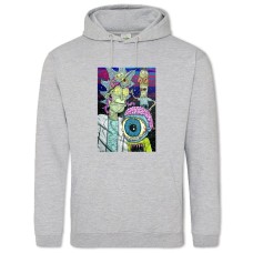 Hoodie with Print Rick And Morty Monster Edition - 2XL grey
