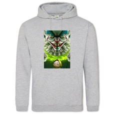 Hoodie with Print Rick And Morty Pennywise The Dancing Clown - 2XL grey