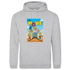 Hoodie with Print The Simpsons Movie - 2XL grey