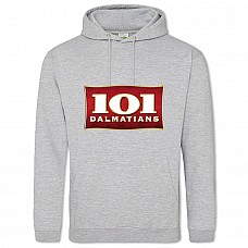 Hoodie with Print 101 Dalmatians Logo - 2XL grey