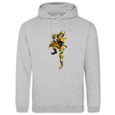 Худі з принтом Джоджо Герой Стиль - 2XL сірий