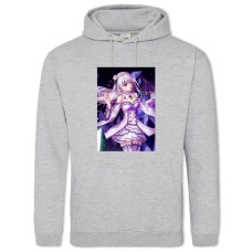 Hoodie with Print Re Zero Emilia Girl - 2XL grey