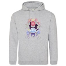 Hoodie with Print Sailor Moon Print - 2XL grey
