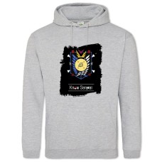 Худі з принтом Семпай Знак - 2XL сірий